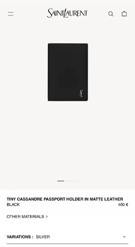 Обложка для паспорта Ysl( оригинал), 200€, Лимассол