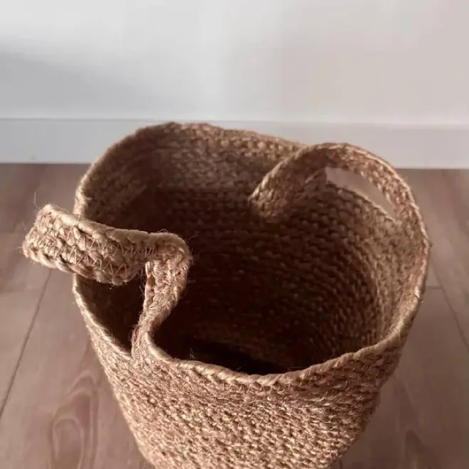 Корзина из джута