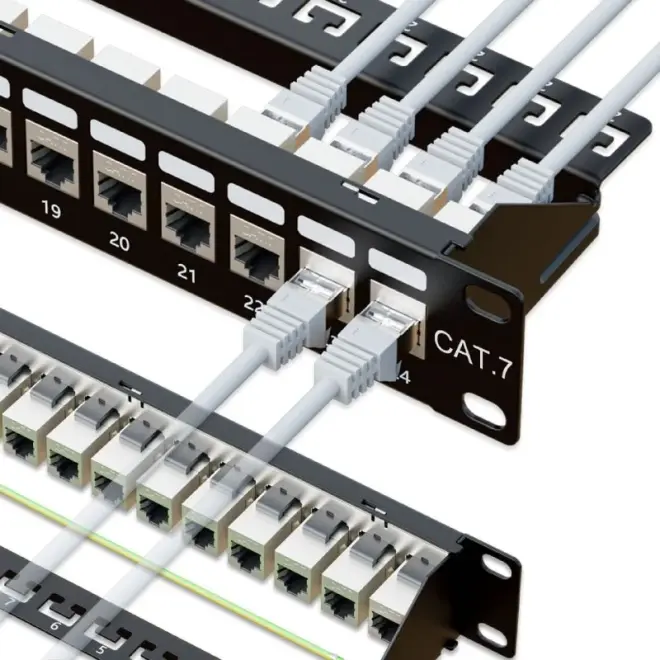 Патч-панель iwillink Cat7, 24 порта