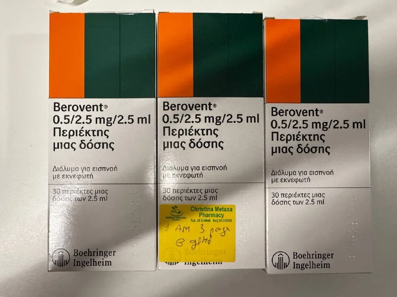Berovent, средство для ингаляций, 3 упаковки