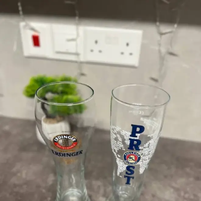 Стаканы для пива Erdinger и Paulaner