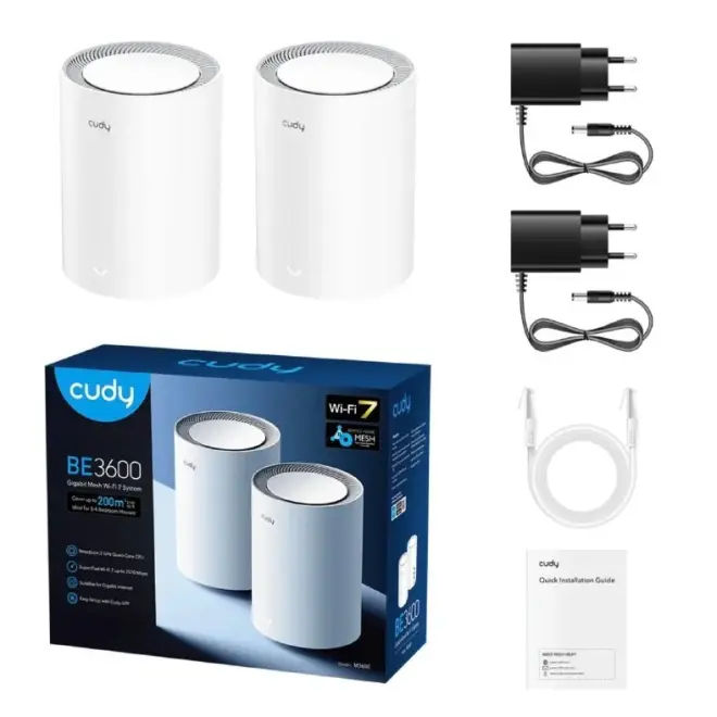 Роутеры Mesh Router Cudy M3600 BE3600 WiFI7