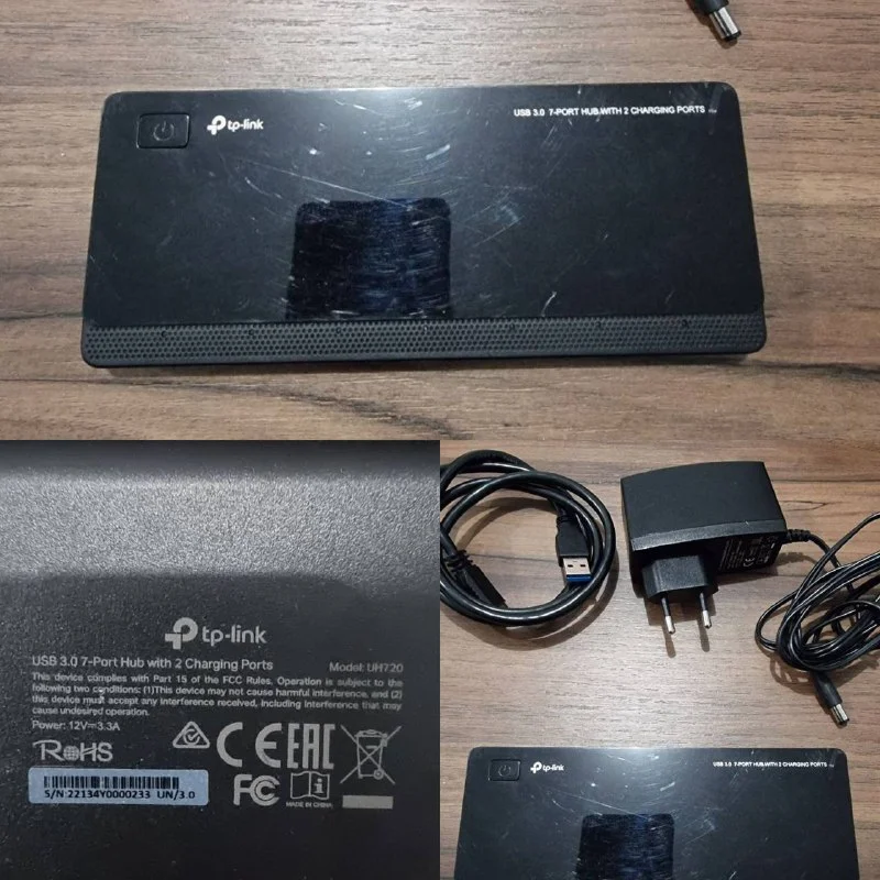 7-портовый концентратор USB 3.0 с 2 заряжающими портами TP-Link UH720