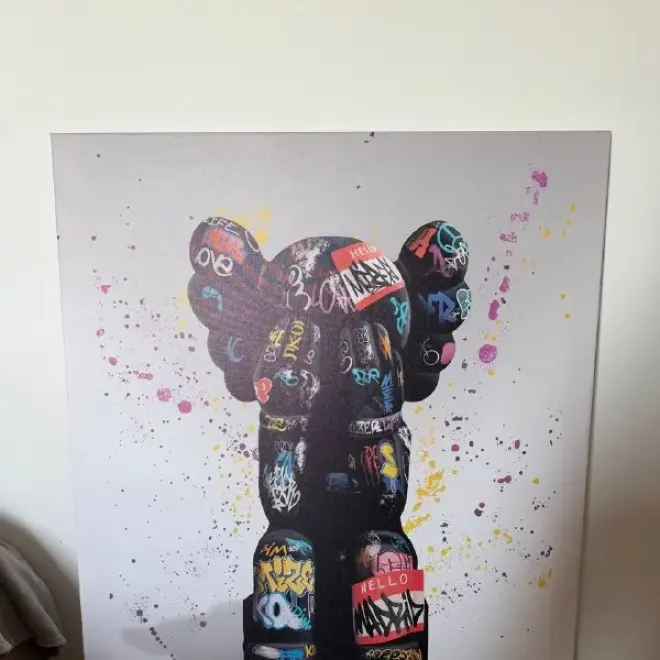 Картина с принтом KAWS