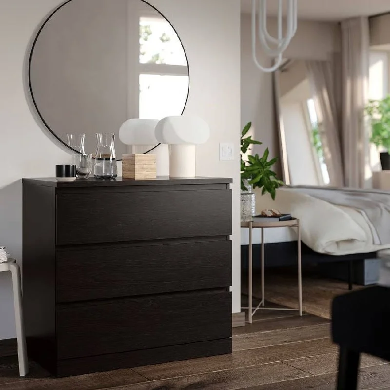 Комод IKEA MALM с 3 ящиками