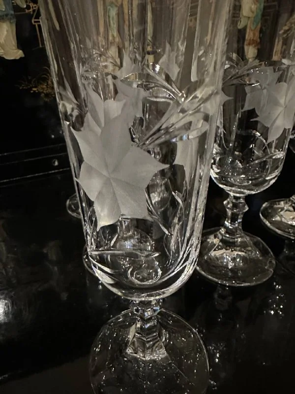 Набор хрустальных бокалов для шампанского