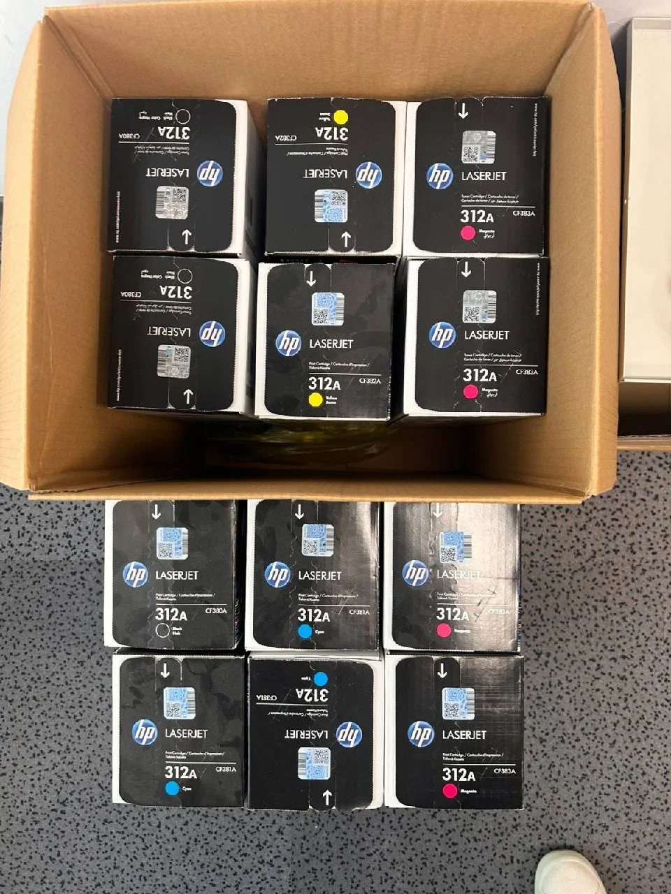 Brand New Original HP 312A LaserJet Toner Cartridges