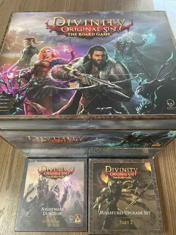Divinity: Original Sin The Board Game (Kickstarter Edition + дополнения и миниатюры)