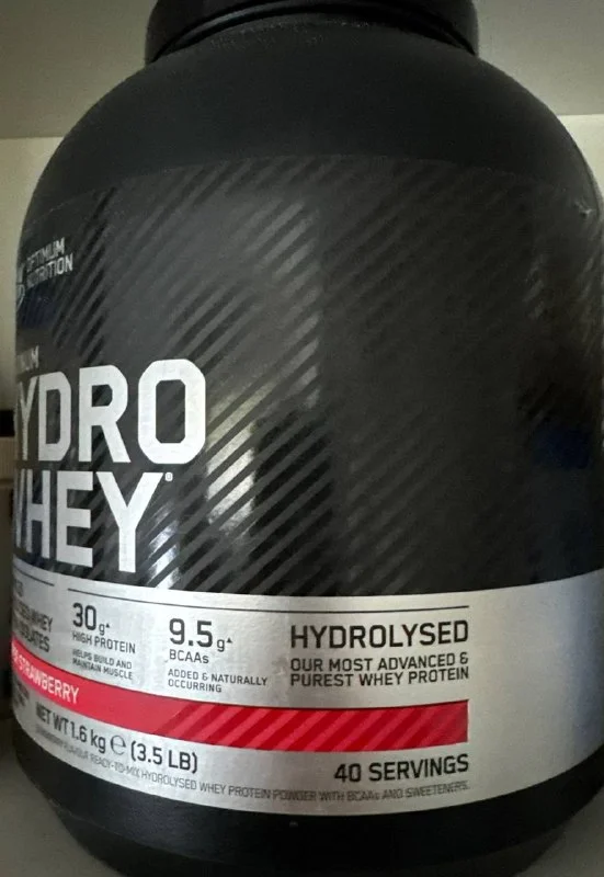 Протеин Optimum Nutrition Hydro Whey Strawberry
